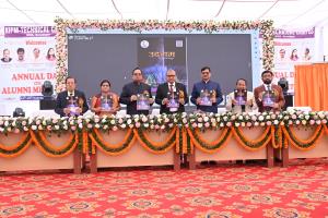 🎓 Delighted to have Prof. Rajive Kumar, Member Secretary, as the esteemed guest for the unveiling of "Udgam," our cherished souvenir, at the Annual Day Cum Alumni Meet - 2024! His participation made the occasion even more memorable and meaningful.