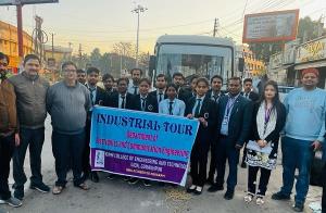 Students visited to ITI LTD. Mankapur to explore the technological aspects of electronics exchange systems.