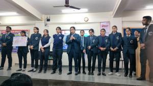 Valedictory Session of 30 days workshop for "Personality & Skill Development" in Collaboration with UNNATI FOUNDATION.