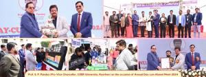 Prof. S.P. Pandey (Pro Vice-Chancellor, UETR), at the Annual Day Cum Alumni Meet - 2024! His participation made the occasion even more memorable and meaningful.