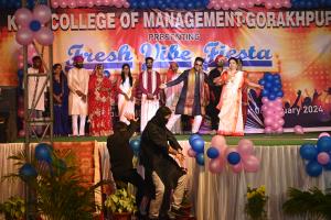 The Fresher's Party has organized in KIPM-COLLEGE OF MANAGEMENT campus which was filled with excitement, joy, music, enthusiasm and happiness.