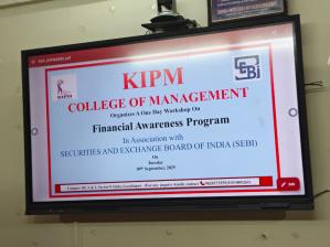 One Day Workshop on Financial Awareness Program In Association with Securities And Exchange Board of India (09-09-2025)