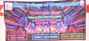 Yuvotsav 2k26 🔥✨ Kicking off the MBA & BBA journey with epic vibes, killer beats, and unforgettable welcomes! New chapter, same