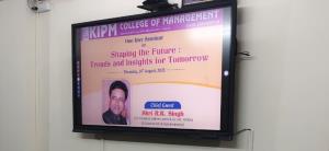 One Day Seminar on Shaping the Future: Trends and Insights for Tomorrow by Shri R.K. Singh