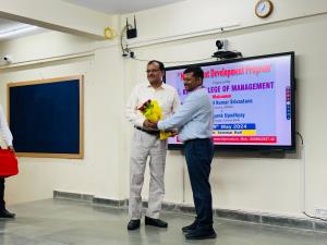 Guest Lecture on Management Development Program by Prof. Vinod Kumar Srivastava (Secretary UPUEA) & Mr. Mayank Singh (Chief Manager, Canara Bank).