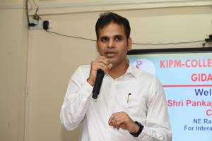 An interactive session on "Public Relation" by "Mr. Pankaj Kumar Singh, CPRO, NE Railway, Gorakhpur.